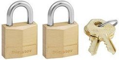 Zdjęcie Master Lock Kłódki mosiężne 2 x 30mm 130EURT - Piotrków Trybunalski