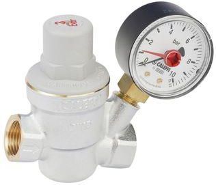 Caleffi Reduktor ciśnienia wody z manometrem 1/2 PN16 1-6 BAR RCW02533241