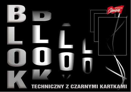 St Majewski Blok Biurowy Techniczny A3 10K Z Czarnymi Kartkami Unipap