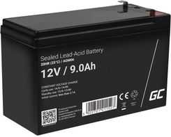 Green Cell Bezobsługowy akumulator AGM VRLA 12V 9Ah (AGM06) - najlepsze Baterie do zasilaczy awaryjnych UPS