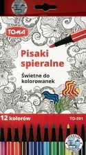 Zdjęcie TOMA Pisaki zmywalne 12 kolorów TOMA - Środa Śląska