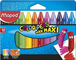 Zdjęcie Maped Kredki Colorpeps świecowe Jumbo 12 kolorów - Wisła