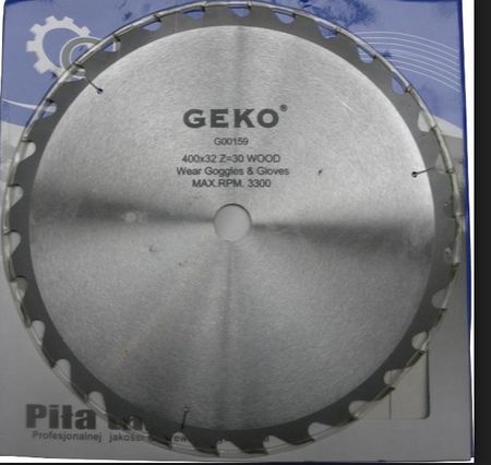 Geko Tarcza do drewna 400x32mm 30 zębów G00159