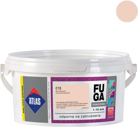 Atlas Fuga epoksydowa 018 beż pastelowy 2kg FU006AT2018