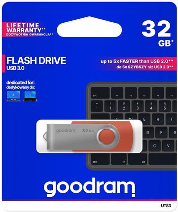GOODRAM 32GB UTS3 RED USB 3.0 (UTS3-0320R0R11)