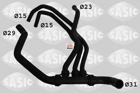 SASIC 3404032 Przewód elastyczny chłodnicy (3404032)