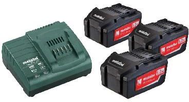 Metabo 3 akumulatory LiHD 18V/5.5Ah + ładowarka ASC 30-36V 685077000