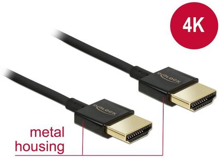 Delock High Speed HDMI z Ethernet HDMI-A HDMI-A 3D 4K slim 4,5m (84775)