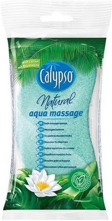 Calypso Natural Aqua Massage Celulozowa Gąbka do Mycia i Masażu Ciała 1 szt.