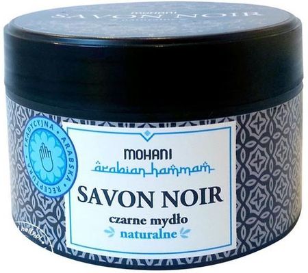 Mohani Savon Noir Czarne Mydło Naturalne 200g