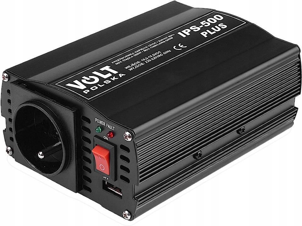 Volt 3IPS50024P Przetwornica napięcia 350/500W 24/230V PLUS