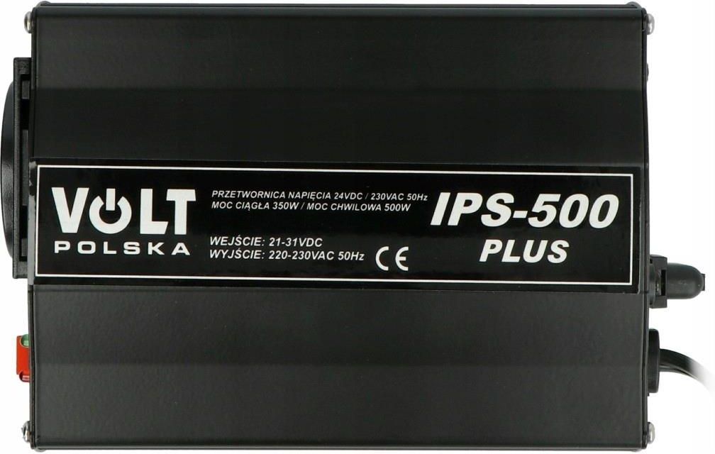 Volt 3IPS50024P Przetwornica napięcia 350/500W 24/230V PLUS