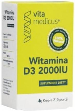Herbamedicus Vitamedicus witamina D3 2000 IU krople 29,4ml