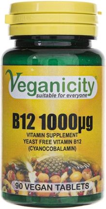 Veganicity Witamina 1000 µg  B12 90 tabl.