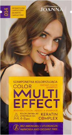 Joanna Multi Effect Color Szamponetka koloryzująca 014 Aromatyczne cappuccino