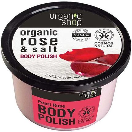 Organic Shop Perłowa Róża Organiczny Peeling do Ciała 250ml