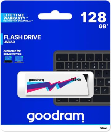 GOODRAM 128GB UCL2 WHITE USB 2.0 (UCL2-1280W0R11)
