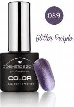 Cosmetics Zone Lakier Hybrydowy 089 Glitter Purple 7ml