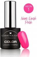 Cosmetics Zone Lakier Hybrydowy Neon 1 Neon Dark Pink 7ml