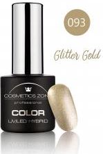 Cosmetics Zone Lakier Hybrydowy 093 Glitter Gold 7ml