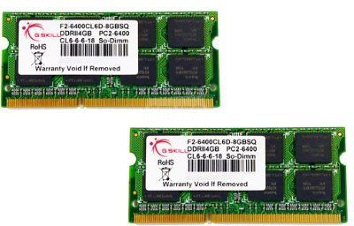 G.Skill SO-DIMM DDR3 4GB 1333MHz CL9 (F3-10666CL9S-4GBSQ)