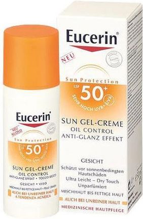 Eucerin Sun Oil Control Gel Creme Ochronny kremowy żel do opalania do twarzy SPF50+ 50ml