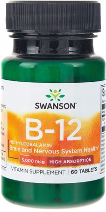 Swanson Methylcobalamin witamina B-12 5 mg 60 tabl.