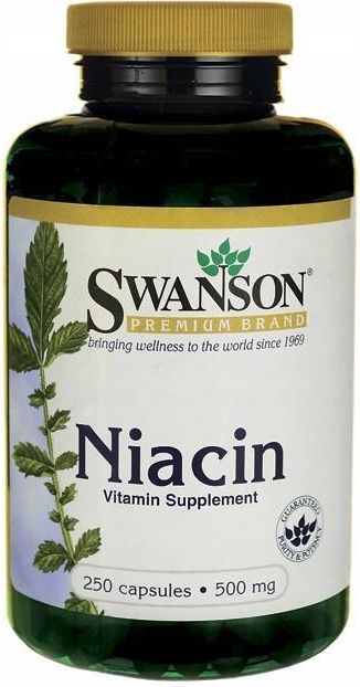 Swanson Niacin 500 Mg Niacyna Witamina B3 250 Kaps. - Opinie I Ceny Na ...