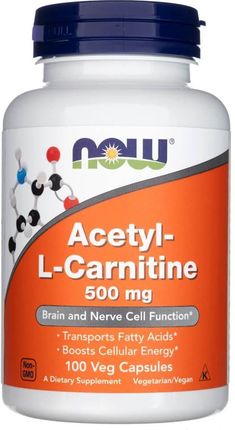 Now Foods ALC Acetyl L-Carnitine 90 kaps.