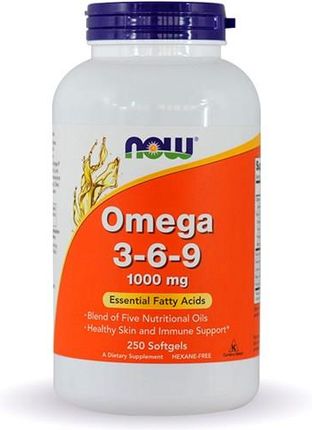 Now Foods Omega 3-6-9 250 kaps.