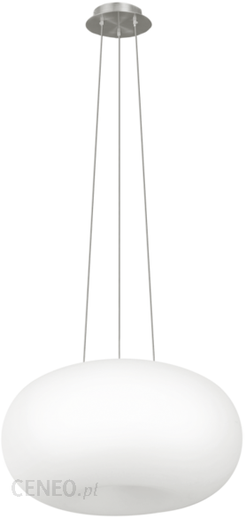 Eglo 86815 Optica Suspendu Lampe 2-brûleur ø 44,5 cm Blanc Nickel-Mat