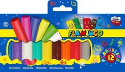 Zdjęcie Titanum Plastelina Flamingo 12 kolorów  - Stęszew