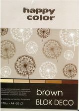 Zdjęcie GDD Blok A4/20K Deco Brown 170g HAPPY COLOR  - Dobrzyń nad Wisłą