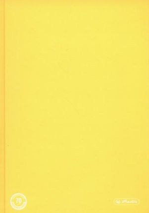 HERLITZ Brulion A5 Color Blocking w kratkę 96 kartek żółty 