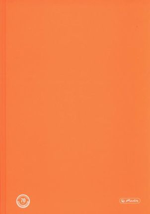 HERLITZ Brulion B5 Color Blocking w kratkę 120 kartek pomarańczowy 
