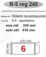 Zdjęcie Narnia Okładka na podr B5 regulowana nr 6 (50szt) - Maków Podhalański