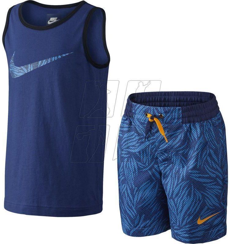 Komplet Nike Sportswear Allover Print Junior 728832455 Ceny i opinie