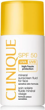 Clinique Sun Mineral Sunscreen Fluid For Face Spf50 Emulsja do Opalania Twarzy 30ml