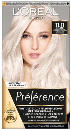 L’Oreal Paris Les Blondissimes Preference Farba do włosów 11.11 Ultra-Light