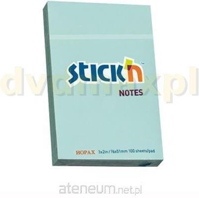 Stickn Notes samoprzylepny niebieski pastelowy 76x51 mm