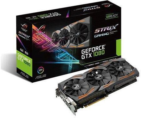 ASUS - ASUS R.O.G. STRIXシリーズ GeForce GTX1080 Asus ROG Strix GeForce GTX1080-A8G karta graficzna dla