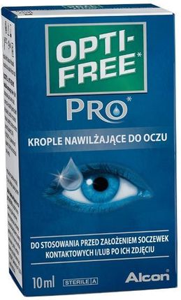 Opti-Free Pro Lubricant Eye Drops Krople nawilżające do oczu 10ml