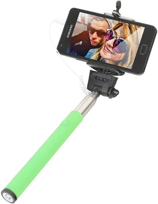 Omega Selfie stick MONOPOD Zielony (43422) Opinie i ceny na Ceneo.pl