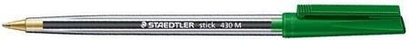 STAEDTLER Długopis Stick 430M zielony (10szt) STAEDTLER