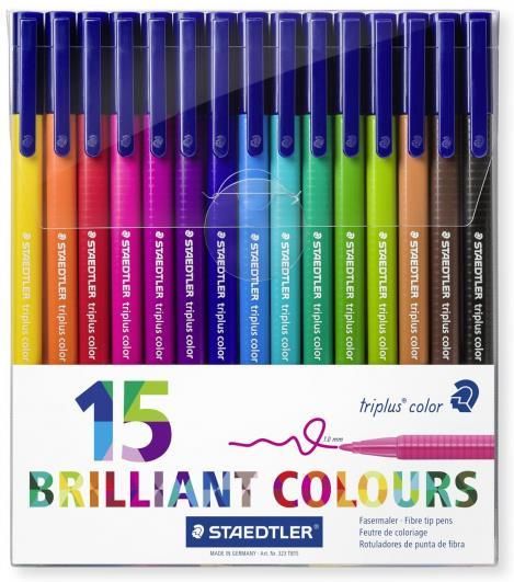 Zdjęcie STAEDTLER Flamastry Triplus Color 15 kolorów - Górowo Iławeckie