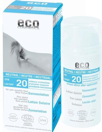 Eco Cosmetics Emulsja Na Słońce Spf20 Neutral 100ml