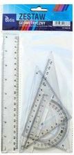 Zdjęcie MICHALCZYK I PROKOP Zestaw geometryczny z linijką 20cm BL001-BK - Nowa Słupia