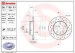 Brembo Tarcza Hamulcowa 08.7165.1X