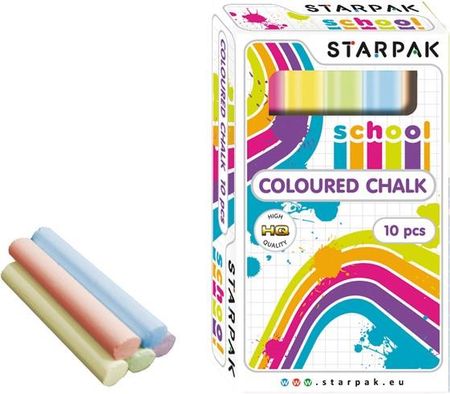 Starpak Starpak kreda szkolna kolorowa 10 szt