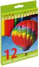 Zdjęcie Grand Kredki ołówkowe Grand 12 kolorów Jumbo - Bytom